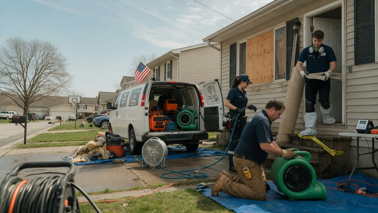 Water Damage Restoration in Stonington, IL near me